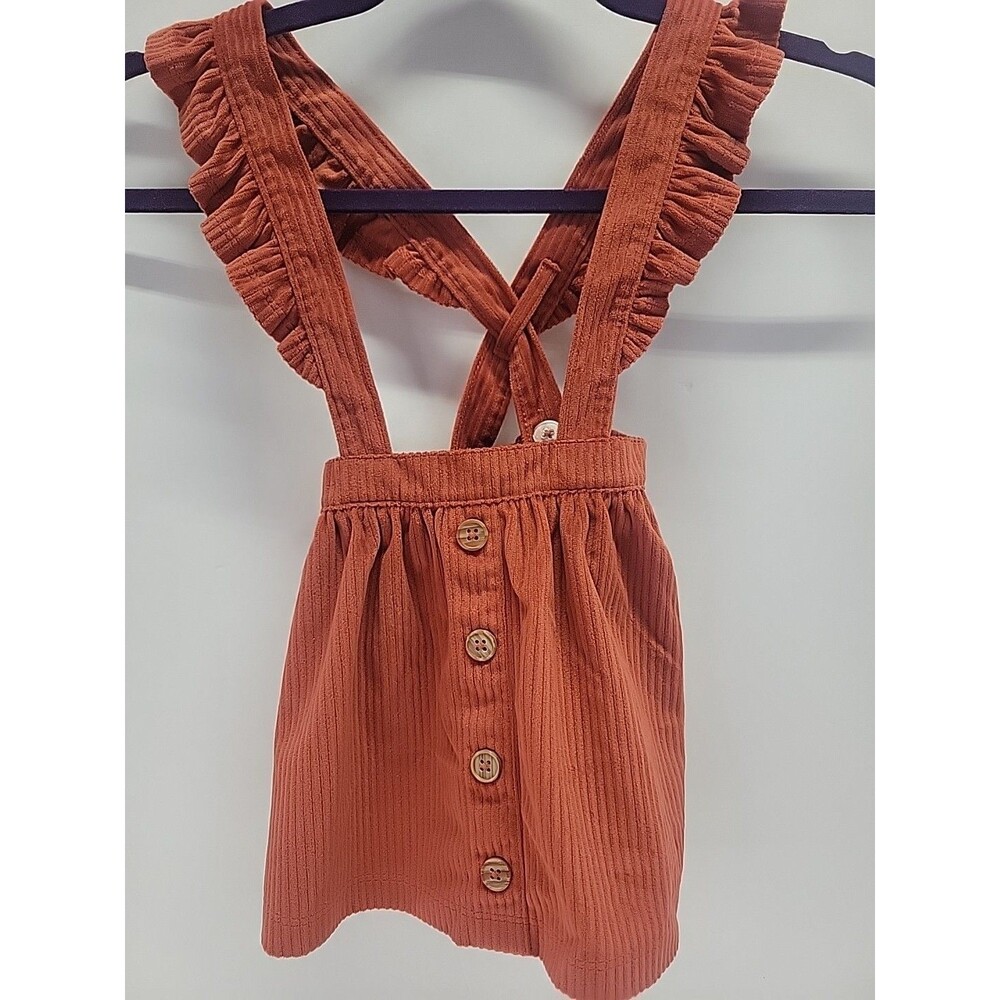 Wonder Nation Girls Dress Size 18 Months Brown Corduroy